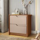 Conjunto Quarto De Casal Completo Com Espelho Bervely Avelã F