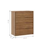 Conjunto Quarto De Casal Completo Com Espelho Napolis Amendola