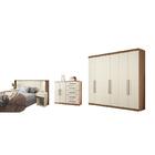 Conjunto Quarto De Casal Completo Mari Jatobá Areia