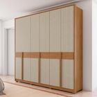 Conjunto Quarto De Casal Completo Nevera Cedro Linho