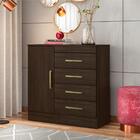 Conjunto Quarto De Casal Completo Terni Ebano