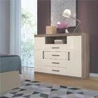 Conjunto Quarto De Casal Completo Thomas Castanha Off White