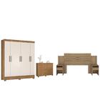 Conjunto Quarto De Casal Completo Virgina Amendola Off-white