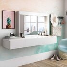 Conjunto Quarto De Casal Guarda-roupa Com Espelho 4 Portas 3