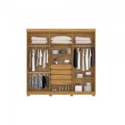 Conjunto Quarto De Casal Guarda-roupa Com Espelho Belém Pente