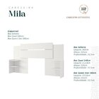 Conjunto Quarto De Casal Guarda Roupa Com Espelho Luiza Cabec