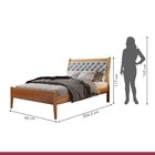 Conjunto Quarto De Solteiro Cama Vivare E Cômoda 5 Gavetas Co
