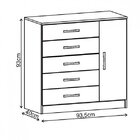 Conjunto Quarto De Solteiro Com Guarda-roupa E Cômoda Sapatei