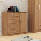 Conjunto Quarto De Solteiro Com Guarda-roupa E Cômoda Sapatei