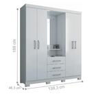 Conjunto Quarto De Solteiro Completo Palau Branco