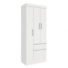 Conjunto Quarto De Solteiro Guarda-roupa 3 Portas Com Cama E