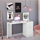 Conjunto Quarto De Solteiro Guarda-roupa 6 Portas 3 Gavetas E