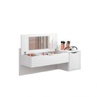 Conjunto Quarto De Solteiro Penteadeira Camarim Com Espelho E