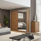 Conjunto Quarto Guarda Roupa Com Espelho E Comoda Napolis Ame