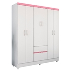 Conjunto Quarto Guarda Roupa E Comoda Forggia Branco