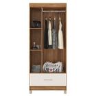 Conjunto Quarto Guarda Roupa E Comoda Jones Amendola Off-white