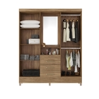 Conjunto Quarto Guarda Roupa E Comoda Ravenna Amendola