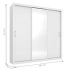 Conjunto Quarto Guarda Roupa E Comoda Verona Branco