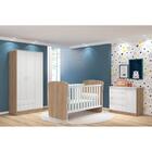 Conjunto Quarto Infantil Ben Carvalho Rústico Branco