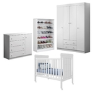 Conjunto Quarto Infantil Clarice Branco