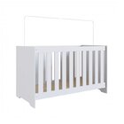 Conjunto Quarto Infantil Com Berço 3 Em 1, Cômoda 2 Gavetas 1