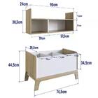 Conjunto Quarto Infantil Com Colchão Fm034 Bb863 Completa Mov