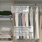 Conjunto Quarto Infantil Cômoda 8 Gavetas E Guarda-roupa 3 Po