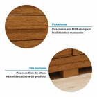 Conjunto Quarto Infantil Cômoda 8 Gavetas E Guarda-roupa 3 Po