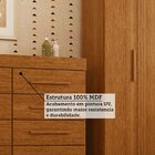 Conjunto Quarto Infantil Cômoda 8 Gavetas E Guarda-roupa 3 Po