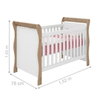 Conjunto Quarto Infantil Cômoda E Berço Romeu Carvalho Rústic