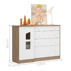 Conjunto Quarto Infantil Cômoda E Berço Romeu Carvalho Rústic