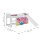 Conjunto Quarto Infantil Completo Berlin Rosa Claro