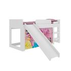 Conjunto Quarto Infantil Completo Berlin Rosa Claro Com Colch