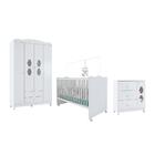 Conjunto Quarto Infantil Completo Palermo Branco
