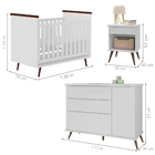 Conjunto Quarto Infantil Ellen Branco