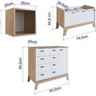 Conjunto Quarto Infantil Gemeos Com Colchões Fm039 Bb863 Comp