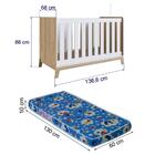 Conjunto Quarto Infantil Gemeos Com Colchões Fm039 Bb863 Comp