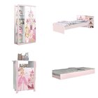 Conjunto Quarto Infantil Guarda Roupa 2 Portas Cômoda 3 Gavet