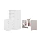 Conjunto Quarto Infantil Hamburgo Branco