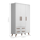 Conjunto Quarto Infantil Maple Branco