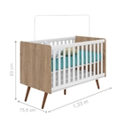 Conjunto Quarto Infantil Maple Carvalho Rústico Branco