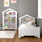 Conjunto Quarto Infantil Mini Cama E Estante Princesa Branco