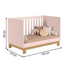 Conjunto Quarto Infantil Posadas Rosa Acetinado