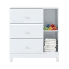 Conjunto Quarto Infantil Valença Branco Acetinado