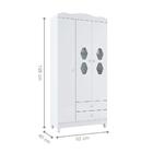 Conjunto Quarto Infantil Valença Branco Acetinado