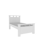Conjunto Quarto Solteiro Cama 109cm Com Mesa De Cabeceira 3 G