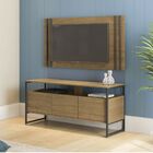 Conjunto Rack 03 Portas + Painel 132cm Linha Industrial Cj430