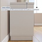 Conjunto Rack Arezzo 220cm Com Painel Ripado Com Led Para Tv