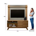 Conjunto Rack Camboriu 2 Portas 2 Nichos E Painel Tulum 1 Pra