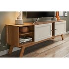 Conjunto Rack Com Painel Para Tv Até 60 Polegadas Ema Retrô C